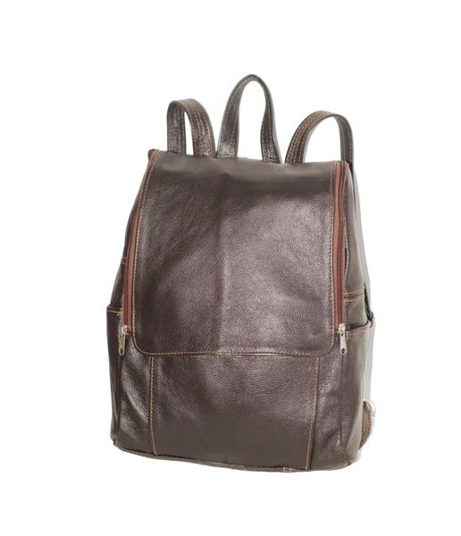 Genuine Leather Travel Laptop Backpack