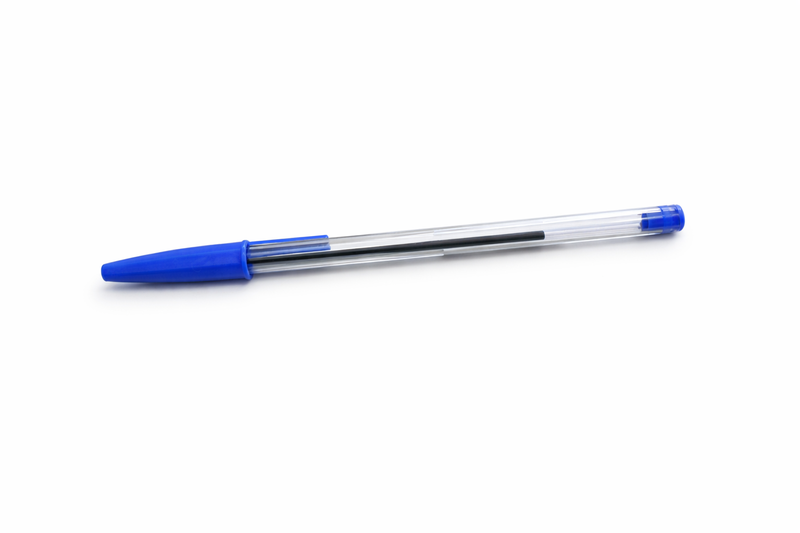Blue Ballpoint Pen - Medium Point - Smooth Writing - Single Pen 100 Pens
