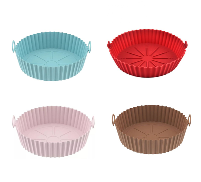 Reuseable Air fryer Silicone Basket - Pack of 4