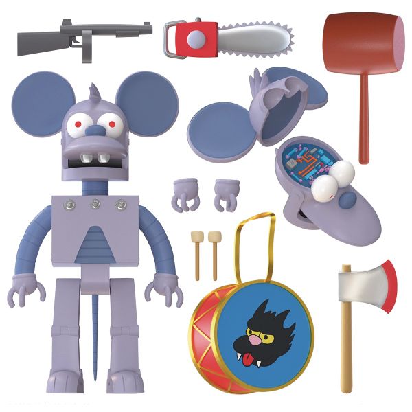 Simpsons Ultimates Robot Itchy Figure