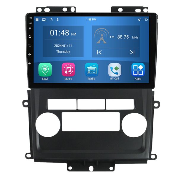 4G+64G Car Radio CarPlay GPS with Frontier 2009-2012 Xterra 2 N50 2008-2015