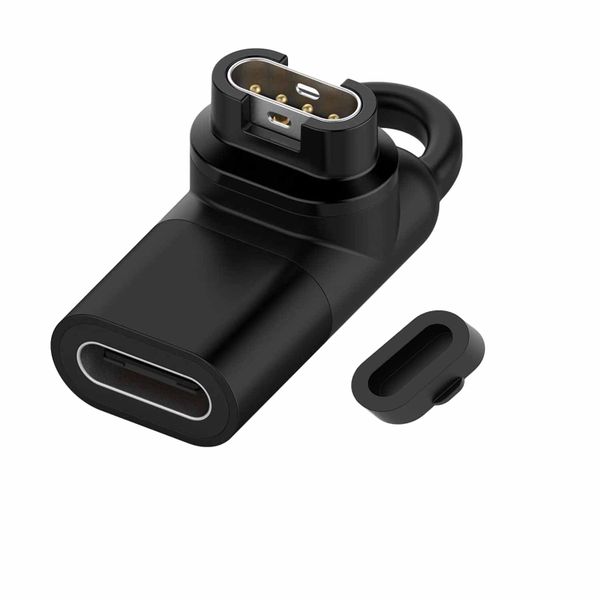 FocusFit Garmin Fenix/Forerunner/Venu Type C USB Charger Adapter&amp; Dust Plug
