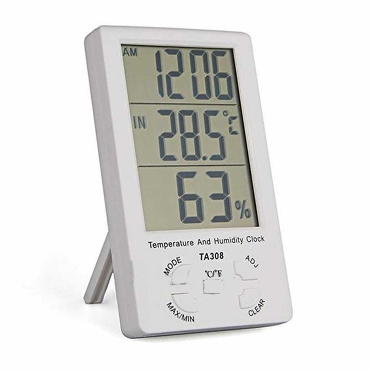 Temperature And Humidity Clock | Shop Today. Get it Tomorrow ...
