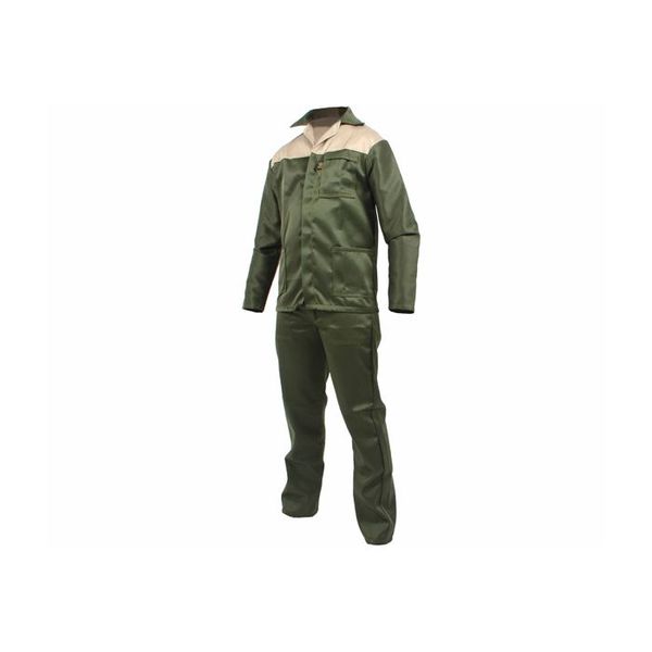 Overall 2 Pce 2T Khaki/Green Size 44 Chest 40 Waist