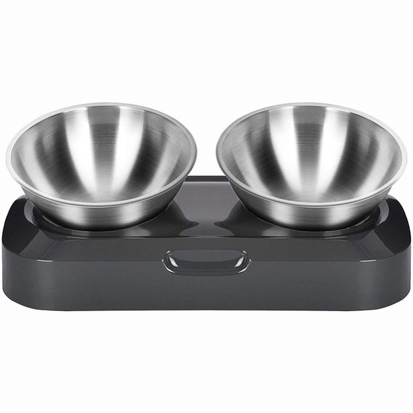 Raised Cat Dog Bowl with Stainless Steel