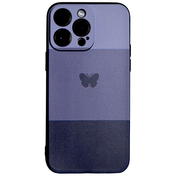 3 Tone Butterfly Case - Blue for iPhone 14 Pro Max