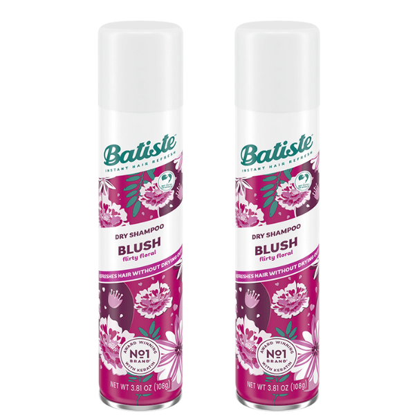 Batiste Floral &amp; Fruity Blush Dry Shampoo 200ml 2 Pack