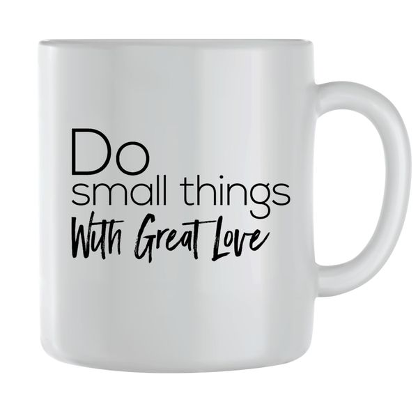 Small things Coffee Mugs Trendy Motivational Sayings Graphic Cups Gift 147