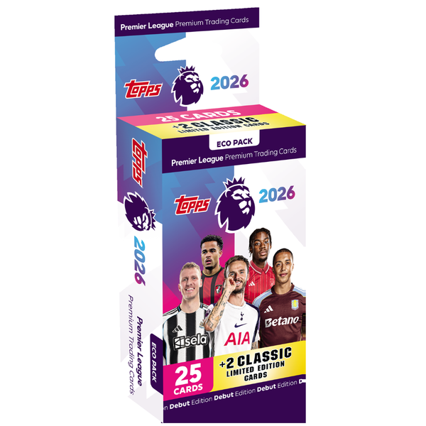 Topps Premier League 2026 Premium Soccer Trading Cards Eco Booster