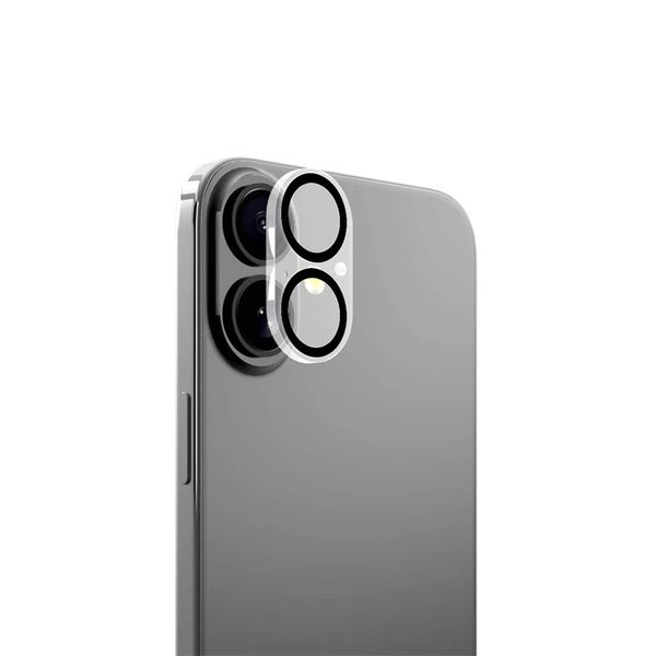 Tempered Glass Camera Protector Cover, Ultra HD, Anti-Scratch compatible with iPhone 16
