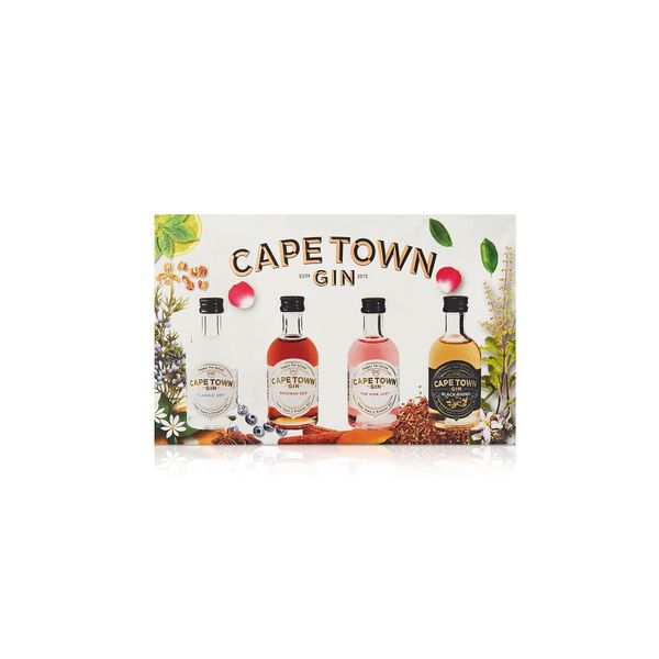 Cape Town Gin Taster Pack 4 x 50ml