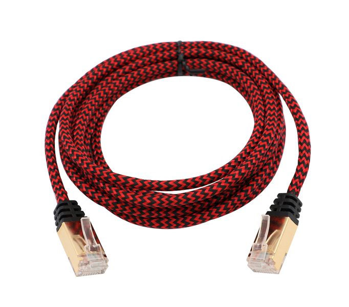 2m Braided CAT 7 Cable