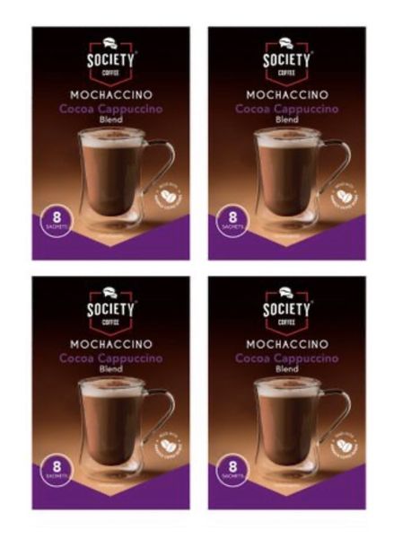 Society Mochaccinos 8s x 4 - 32 Sachets