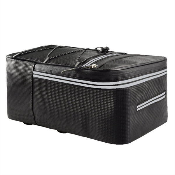 Bike Trunk Bag with Waterproof Rain Cover Cycling Bikepacking 15L