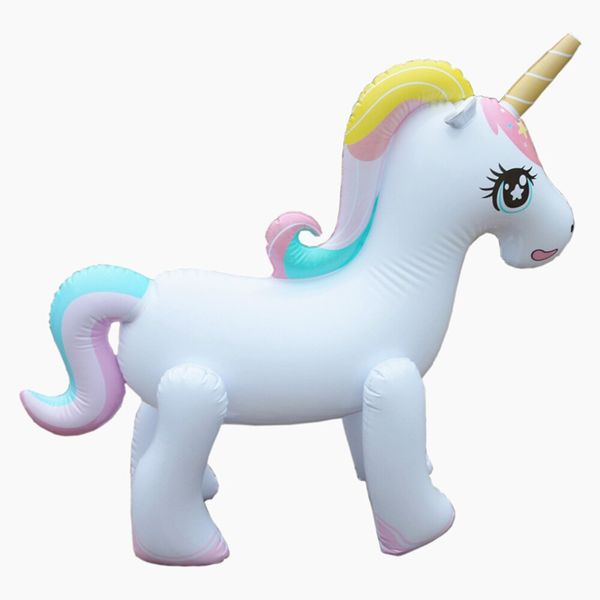 Inflatable Unicorn Sprinkler Horse