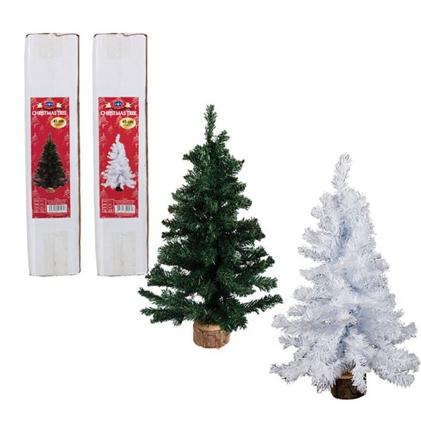 Bulk Pack x 2 Xmas Tree 45cm Wooden Stand (100 Tips)