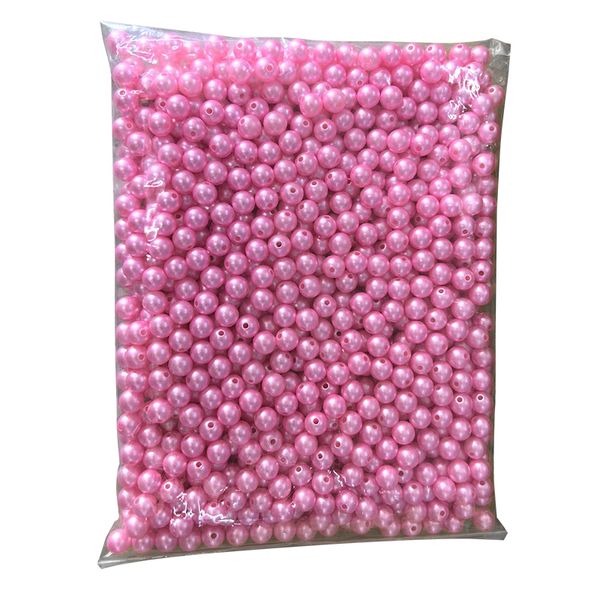 Pink Small Pearl beads 500pc For Making Jewelry(8mm/10mm)