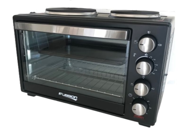 Fusion 28L Mini Oven -Black Electric Stove