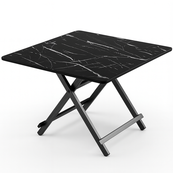 MIkaco Kitchen Table Outdoor Foldable Square Camping Table-Height 52cm