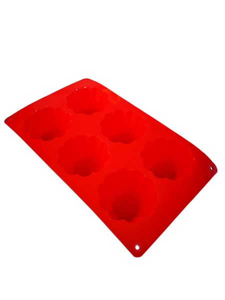 6 Cupcake/Muffin Silicone Baking Tray