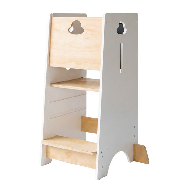 Learning Tower Step Stool Toddlers 3 Adjustable Height Non-Slip Montessori