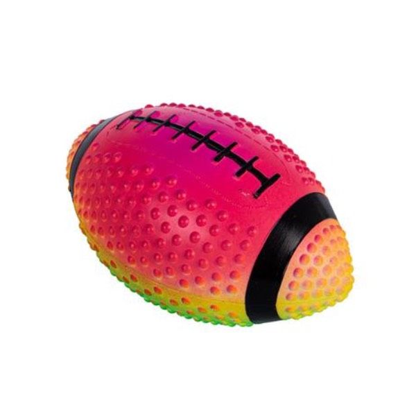 Rainbow Rugby Grippy Ball 21cm