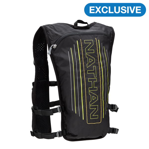 Nathan Laser Light Hydration Pack - 3L - Black/High Vis Yellow OSFM