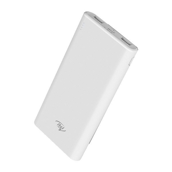 iTel Super Slim Dual-Port 10000mAh Powerbank - IPP-51 - White
