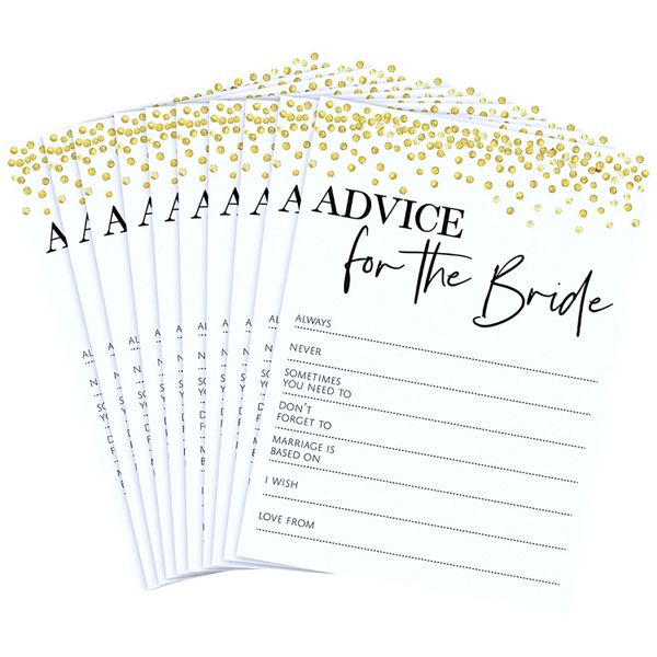 Advice for the Bride Cards - 20 Pieces