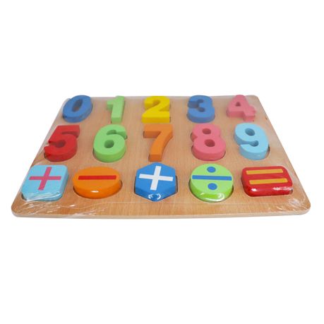 Wooden Numbers Puzzle (For Toddlers 2 To 5 Years Of Age