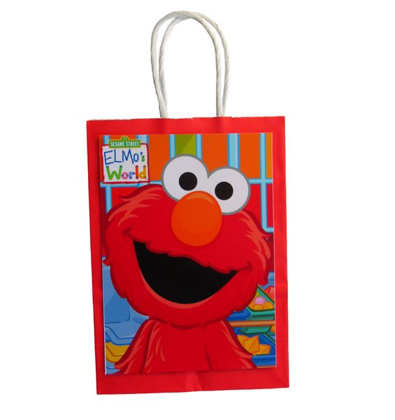 Elmo Themed Party Bags - Set of 10