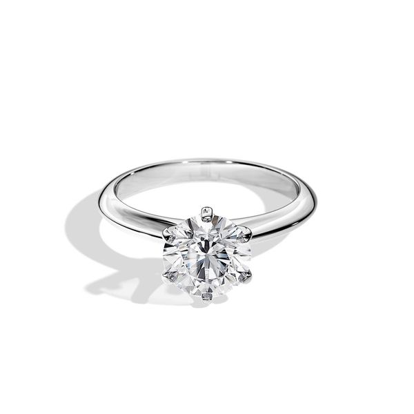 1CT Solitaire Moissanite S925 Ring