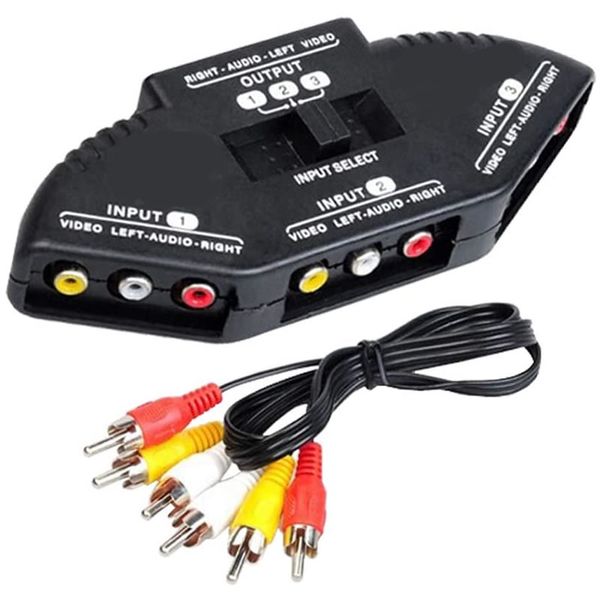 3-in-1 AV Video Signal Switcher Q-AU52