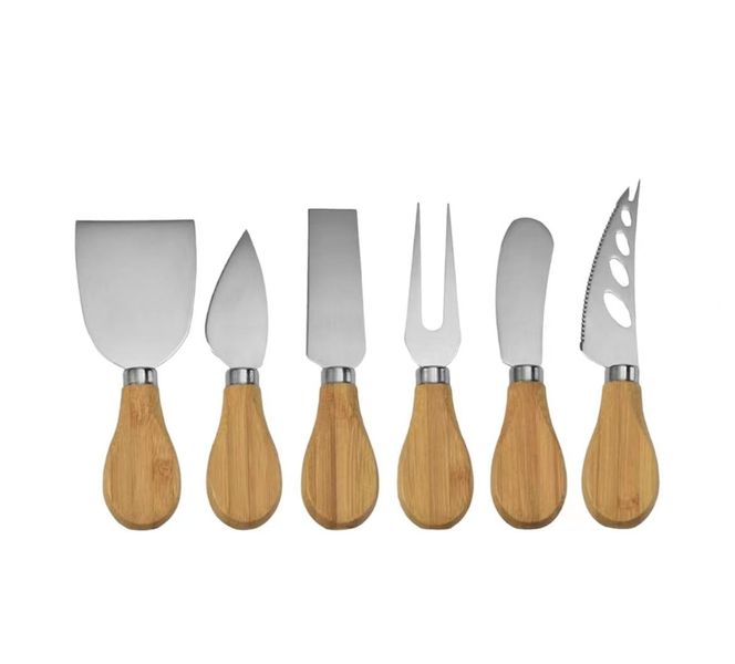 6 Pieces Cheese Knife Set