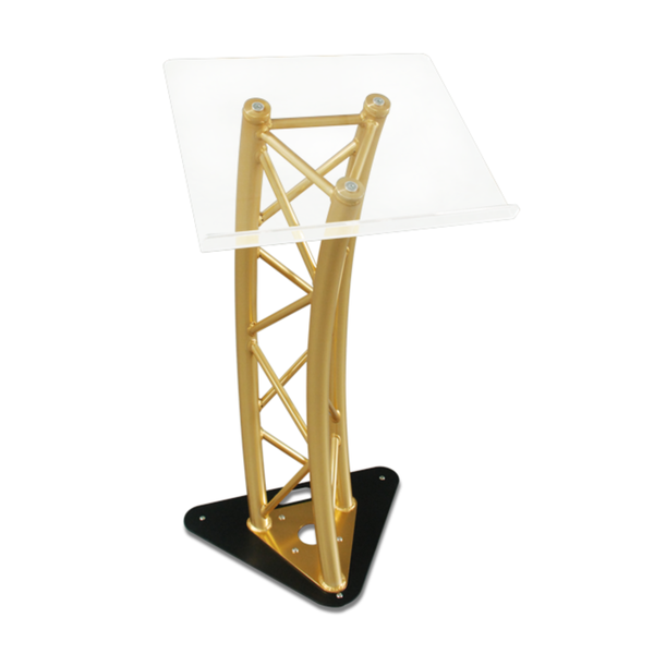 Pms1300-Gold Aluminum Podium