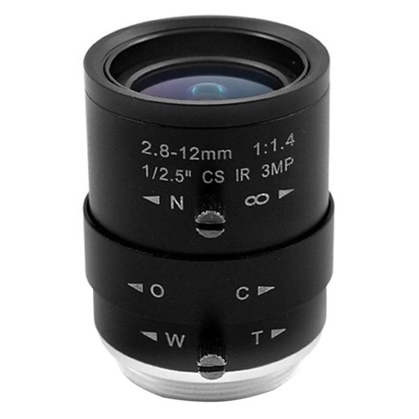 3MP HD CCTV Camera Lens Varifocal Manual Zoom Focus CS Mount