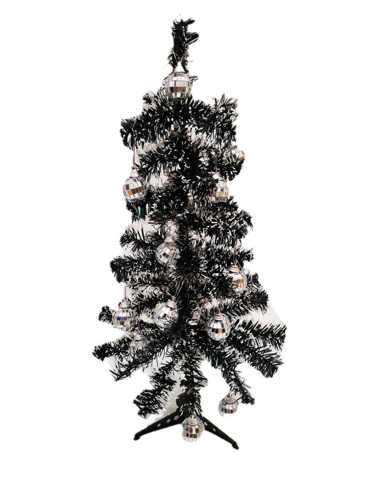 Mini Christmas Tree And Mirror Decoration Balls - 52 Cm