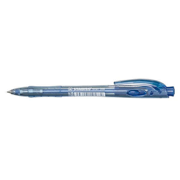 STABILO Liner Click Ballpoint pen - Blue- medium - Box 10