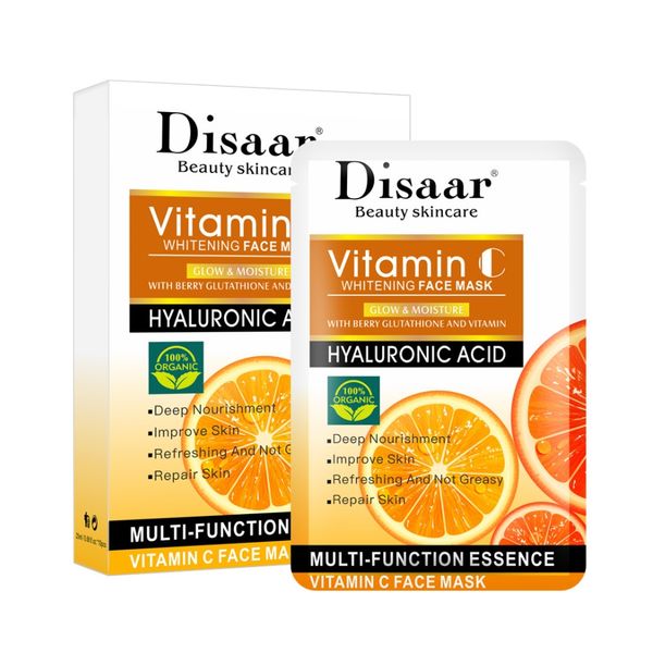 10 Piece Disaar Vitamin C Facial Mask Sheet
