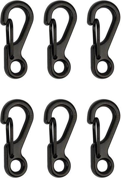 Set of 6 Mini Carabiner Clip