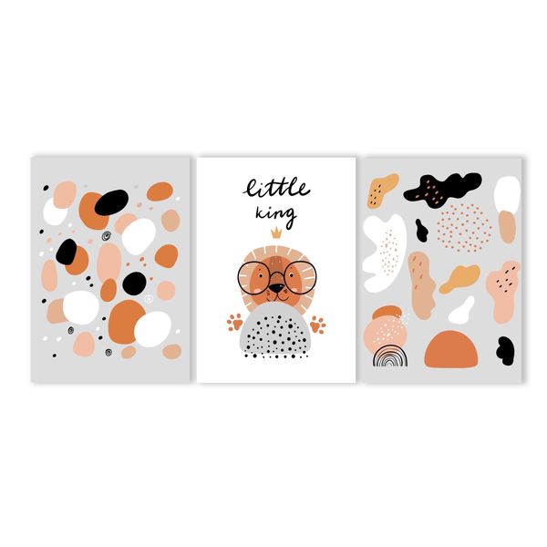 Canvas Nursery Wall Art: Little King