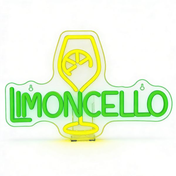 Limoncello Neon Sign, Neon Light Sign Wall Decor for Bar Restaurant Party