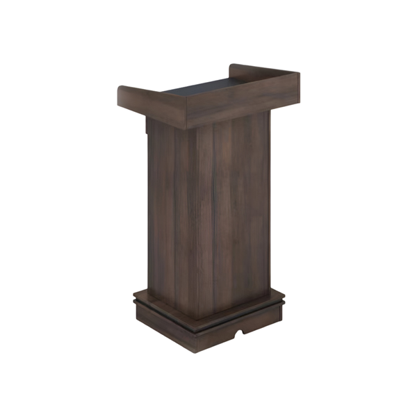 70 x 50 x 120cm Vintage Wooden Stable Standing Podium/Pulpit Stand