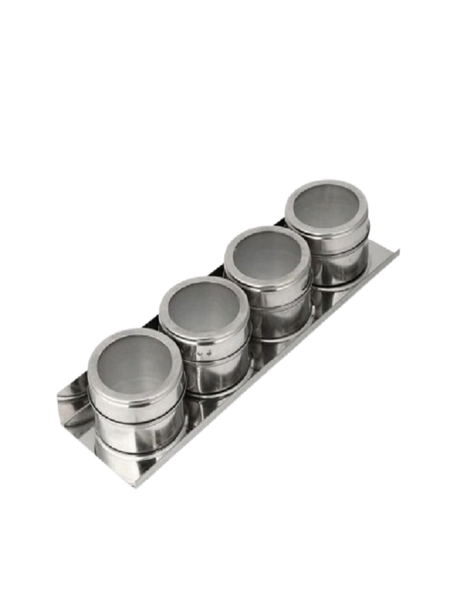 4 Piece Magnetic Spice Rack