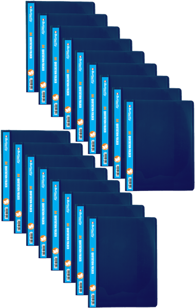 Quotation Folders - A4 180 m (Blue) X15