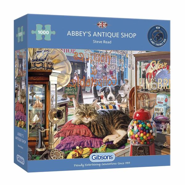 Gibsons Abbey's Antique Shop 1000 Piece Jigsaw Puzzle