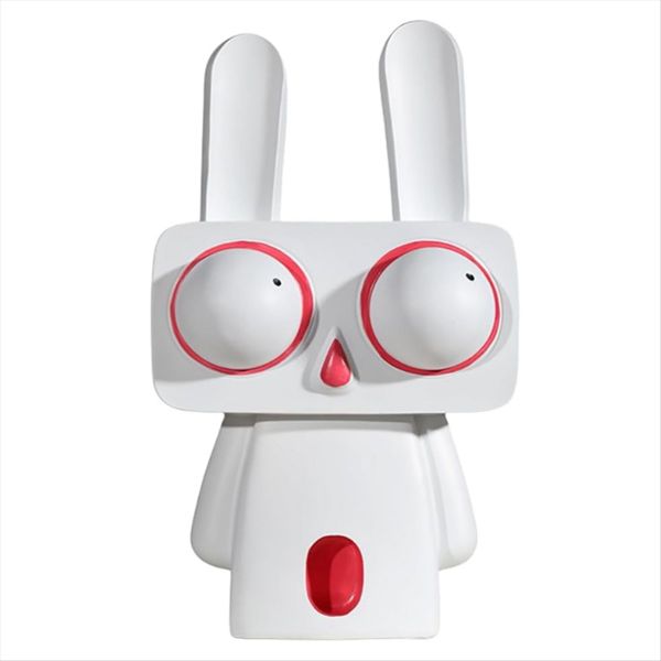 Resin Big Eyes Rabbits Sculptures Cartoon Rabbit Statue Modern Art A