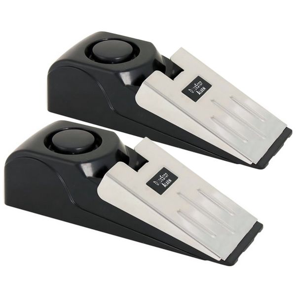 Door Stop Alarm, Door Stopper Security Alarm, Floor Wedge, for Travel Home
