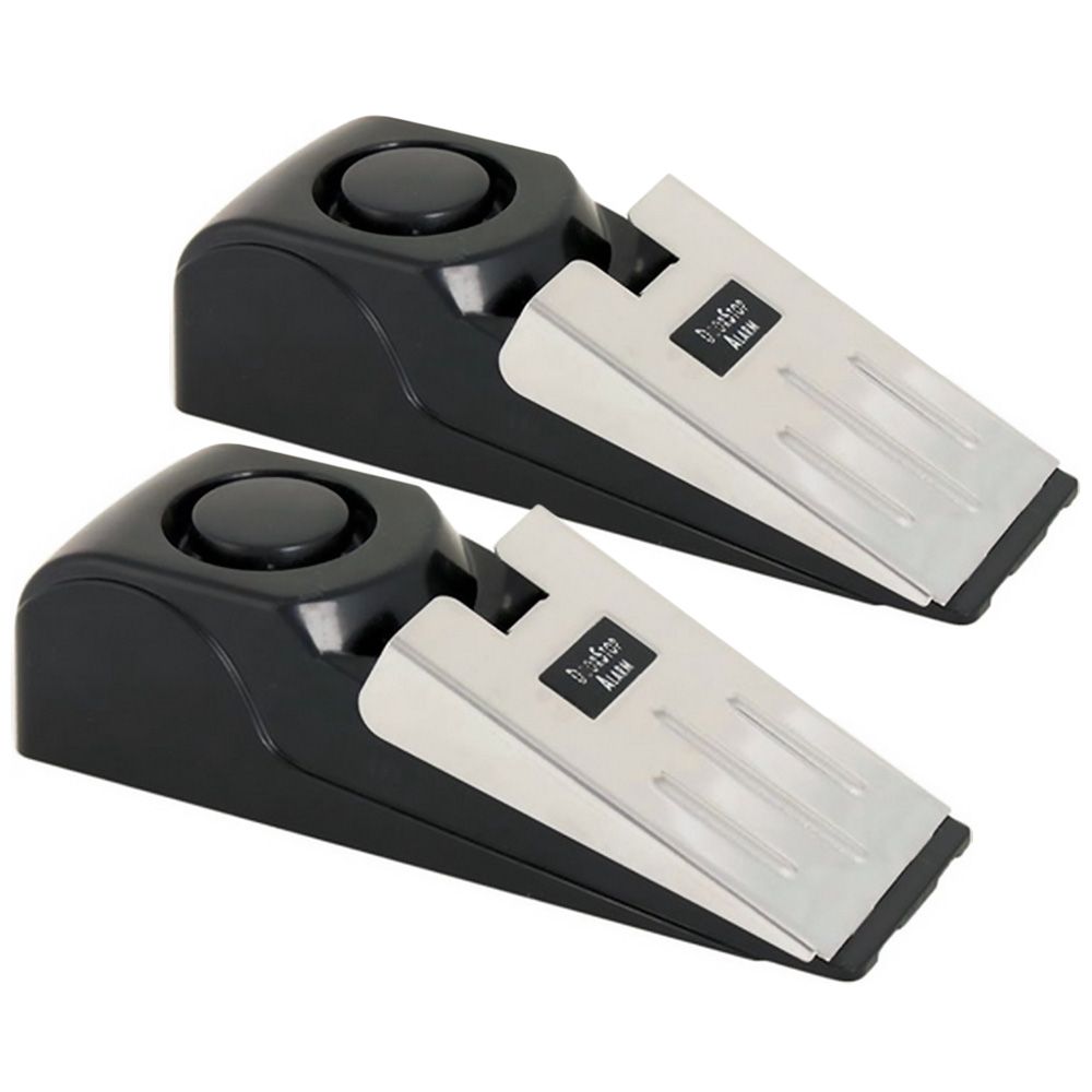 Door Stop Alarm, Door Stopper Security Alarm, Floor Wedge, for Travel Home