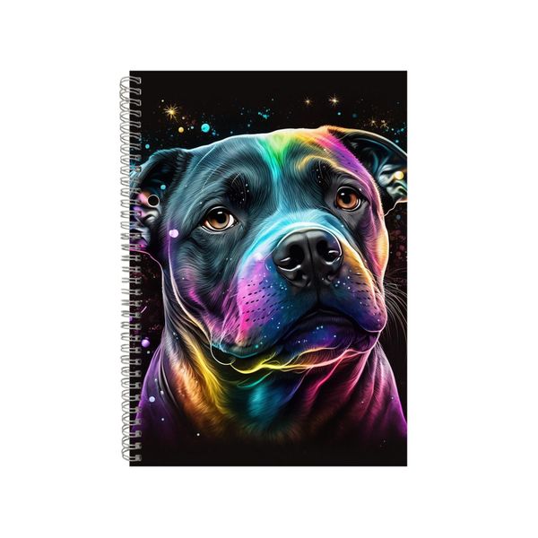 STAFFORDSHIRE BULL TERRIER Notebook Dog Gift Idea Notepad A4 Pad 97